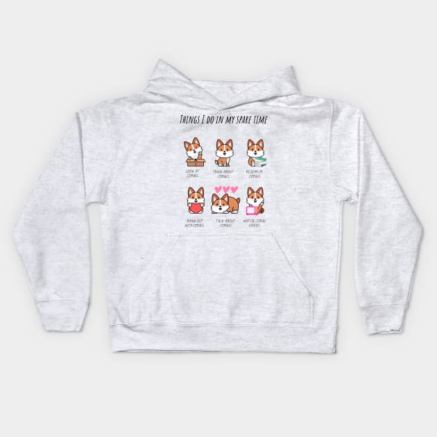 Corgi Kids Hoodie by LAdesigns2